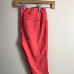 LOFT Julie Pink Crop Pants